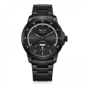 Alexandre Christie AC 6657 Full Black Steel MEBIPBA